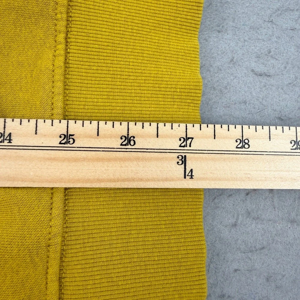 The North Face Mens Mustard Yellow Box‎ Logo Pullover Hoodie XL A7UNS F22